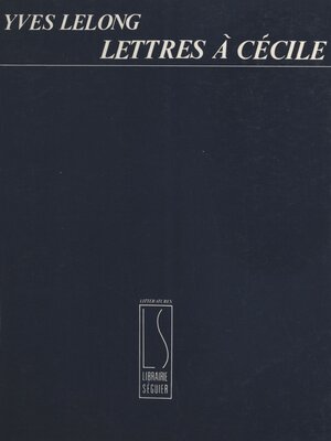 cover image of Lettres à Cécile